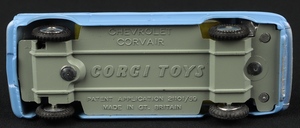 CHEVROLET CORVAIR Vintage Corgi Toys 229 Made in Gt. Britain -  Sweden