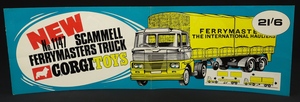 Crgi toys promotional streamer 1147 scammell ferrymasters truck aa658