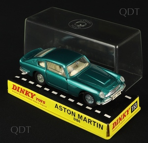 Dinky 153 Aston Martin db6 Reproduktion Repro weiß Metall Motorhaube Haube