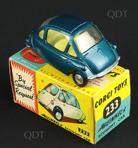 Corgi toys 233 heinkel economy car aa866