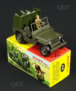 2nd Type French Dinky 828 829 Military Jeep  Reproduction Tin Screen Folding 