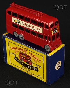 Matchbox models 56 london trolleybus aa999