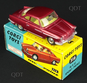 Corgi toys 316 nsu sport prinz bb45