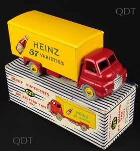 Dinky toys 923 big bedford van heinz sauce bottle bb139