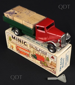 Tri ang minic models 25m delivery van packing cases bb239