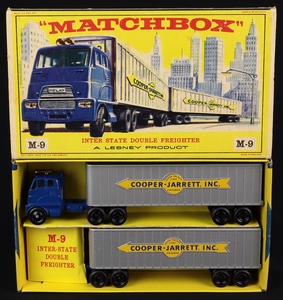 Matchbox Lesney  MATCHBOX LESNEY INTERSTATE DOUBLE FREIGHTER MAJOR PACK NO 9 replacment doors 