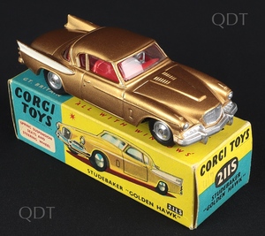 Corgi toys 211s studebaker golden hawk m317