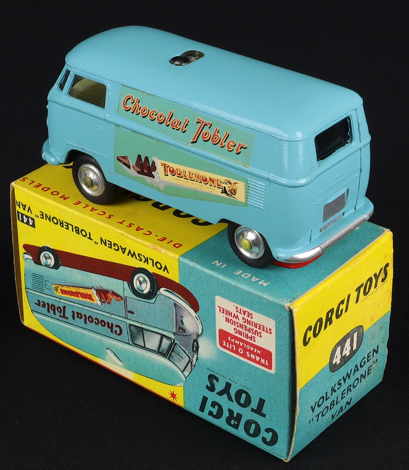 Corgi Toys 441 Volkswagen Toblerone Van - QDT