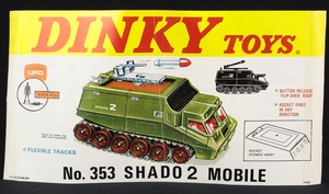 Dinky toys streamer 353 shado 2 mobile bb414