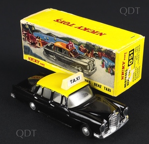 Nicky dinky toys 051 mercedes taxi bb456