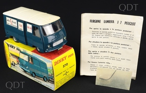 French dinky toys 570 peugeot allo fret bb476