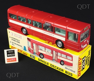 Dinky toys 283 single decker bus bb500