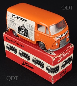 Tekno toys 415 politiken taunus transit van bb529