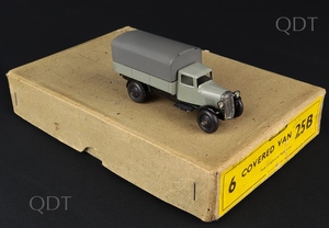 Trade box dinky toys 25b covered van bb762
