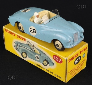 Dinky toys 107 sunbeam alpine sports bb772