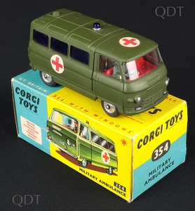 Corgi Toys 354 Military Ambulance - QDT