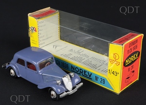 Norev 29 citroen 11 cv 1936 bb830