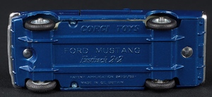 Corgi 320 Ford Mustang reproduction cream plastic pair of door trims 