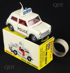 Dinky toys 250 police mini cooper bb901