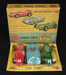 Corgi gift set 5 racing cars cc9