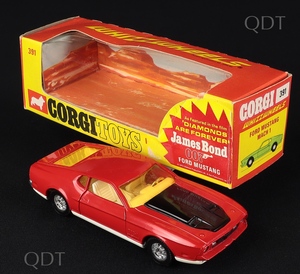 Corgi toys 391 james bond mustang cc33