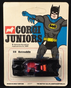 Corgi juniors 69 batmobile cc36