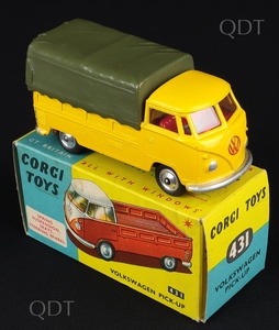 Corgi toys 431 volkswagen vw pick up cc73