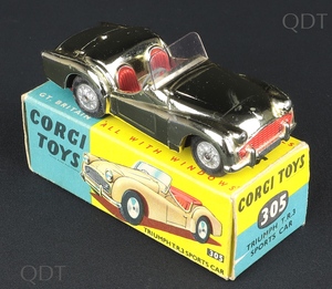 Corgi toys 305 triumph tr3 sports cc112