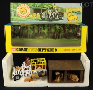 Corgi toys gift set 8 lions longleat t316