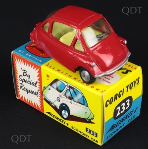 Corgi toys 233 heinkel economy car cc199