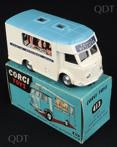Corgi toys 413s smith's karrier bantam mobile butcher's shop cc236