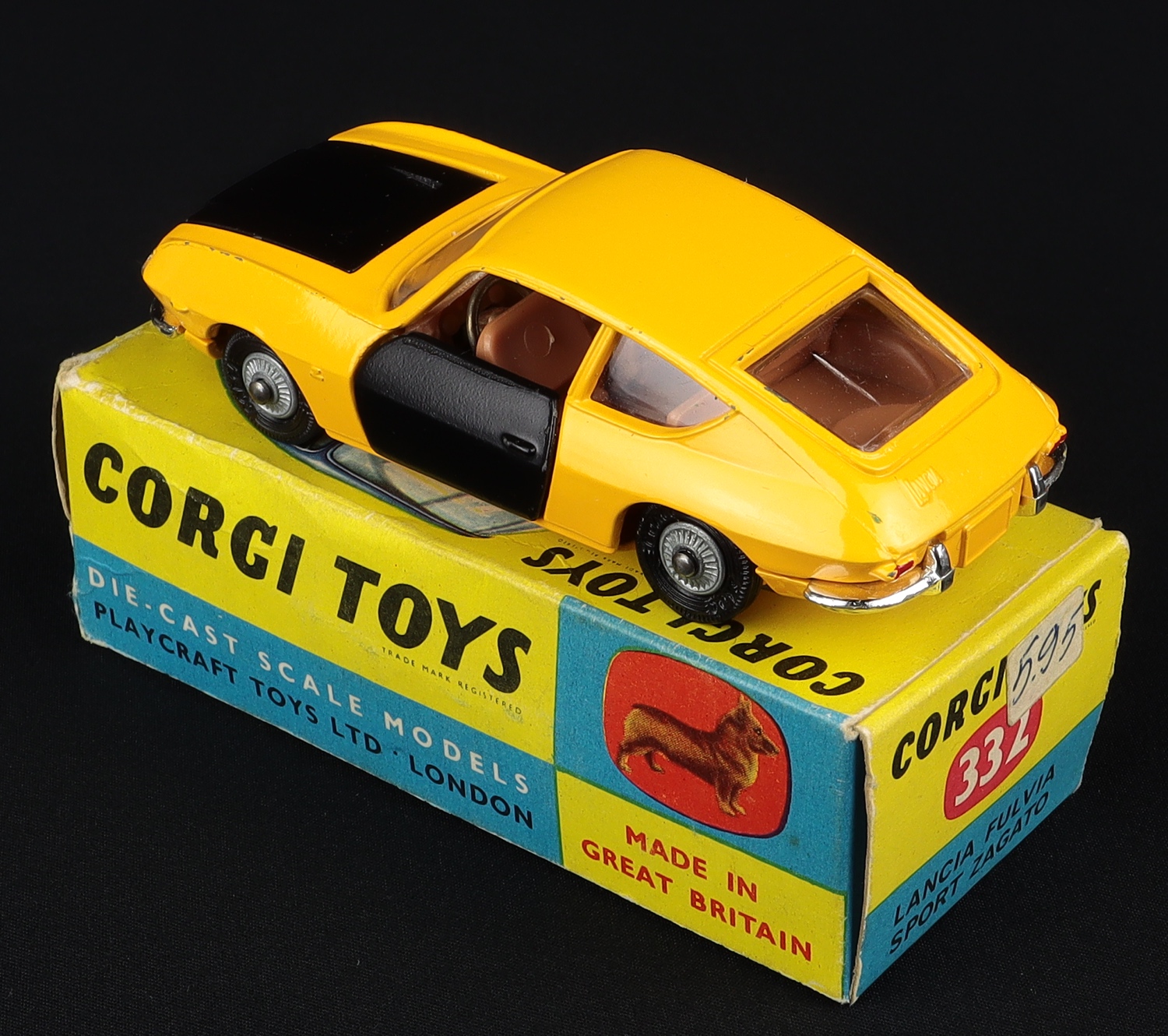 CORGi TOYS LANCIA FULVIA SPORT ZAGATO + BOITE D'ORIGINE N°332