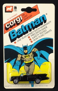 Corgi juniors 69 batmobile cc306