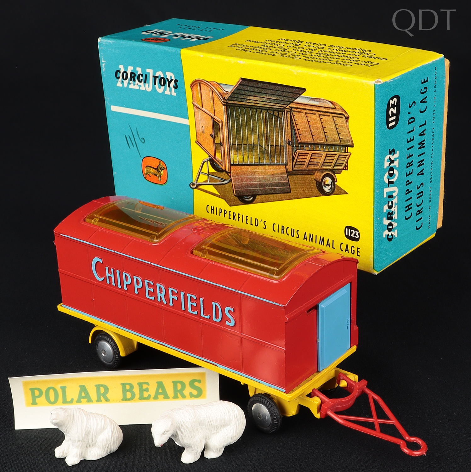 Chipperfields Circus Models Corgi Toys 1123 Chipperfield's Circus Animal Cage - QDT