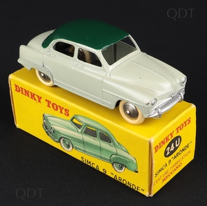 French dinky toys 24u simca 9 aronde cc427