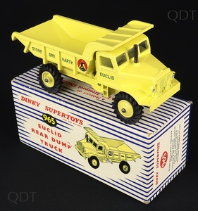 Dinky supertoys 965 euclid rear dump truck cc524
