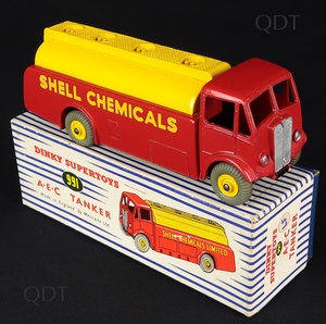 Dinky toys 991 aec tanker shell chemicals bb813