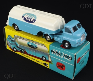 Corgi toys 1129 articualted milk tanker bb820