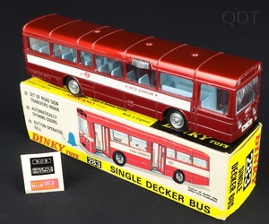 Dinky toys 283 single decker bus cc563