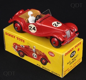 Dinky toys 108 m g midget sports cc574