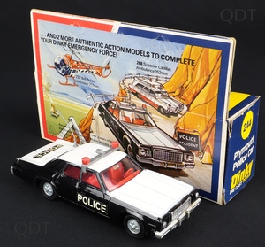 Dinky toys 244 plymouth police car cc681