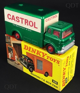 Dinky toys 450 bedford tk box van castrol cc877