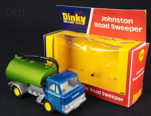 Dinky toys 449 johnston road sweeper cc986 front