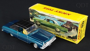 Nicky dinky toys 137 plymouth fury convertible dd17 front