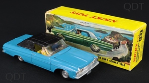 Nicky dinky toys 137 plymouth fury sports dd61 front