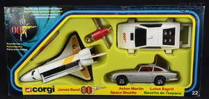 Corgi toys gift set 22 james bond 007 dd132 front
