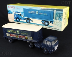 French dinky toys 803 pam pam unic artic lorry sncf dd142 front