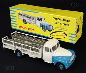 French dinky 586 citroen 55 milk lorry dd145 front