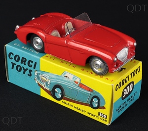 Corgi toys 300 austin healey sports car dd168 front