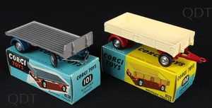 Corgi toys 100 dropside 101 platform trailer dd209 front